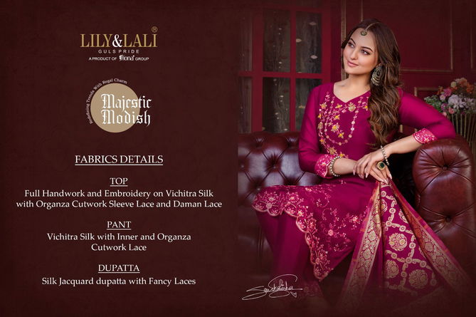 Majestic Modish By Lily Lali Readymade Suits Catalog